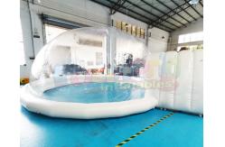 China Single Tunnel Clear Inflatable Crystal Bubble Tent For Garden supplier