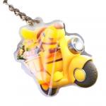 Durable Transparent Acrylic Keychain with Silk Screen Printing for Business Promotion