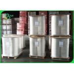 Heat Sealable Straw Wrapping Paper 28gsm White Color 27mm Width for sale