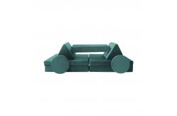 China 10 Pieces Foam Modular Play Sofa Waterproof Liner Foam Play Set supplier