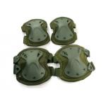 Factory military green knee and elbow pads for sale