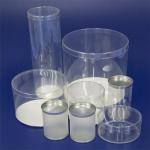 Clear Cylinder Tube Plastic Containers Pvc Cylinder Tube With Lid for sale
