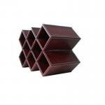 The Top Grade Leather Luxury Wine Holder For Bar And Hotel for sale