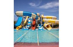 China Child Amusement Park Swimming Pool Equipment Fiberglass Toys Water Slides supplier