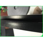 60GSM FDA Eco - Friendly Solid Black Paper In Reel For Drinking Straws