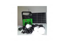 China 5meter Cable Solar Energy Systems Home Mini 7500mah With Radio LED Light supplier