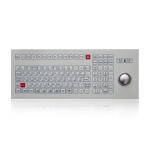 IP65 Rugged Industrial Keyboard Trackball Omron Switch Membrane Waterproof Keyboard for sale