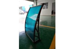 China Spacious Outdoor PC Canopy With Customizable Widths And Sun Rain Protection supplier