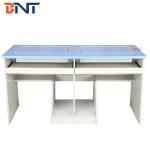 Anti Rust Double Student Computer Desk With Flip Up Hidden LCD Screen Case