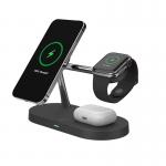 Rosh Magnetic 4 In 1 Wireless Charger Abs Zinc Alloy Material With Led Light 2 Watt for sale