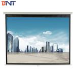 Switch / Remote Control Motorized Projector Screen With Synchronous Tubular Motor for sale