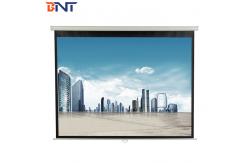 China Switch / Remote Control Motorized Projector Screen With Synchronous Tubular Motor supplier