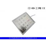 USB / PS2 Interface Stainless Steel Numeric Key Pad  with 16 Flat Keys