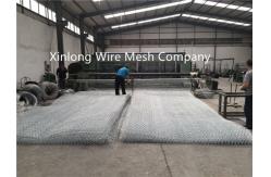 China High Strength Gabion Wire Mesh Gabion Rock Wall Cages For Flood Control supplier
