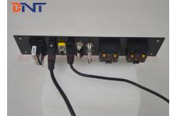 China Hidden Wall Mount Multimedia Socket Plate For Hotel AV Solutions supplier