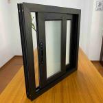 Double Glaze Glass Customized Aluminum Window Frosted Glass Hook Lock