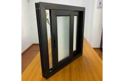 China Double Glaze Glass Customized Aluminum Window Frosted Glass Hook Lock supplier