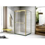 Polished Bathroom Shower Enclosure 8mm Tempered Glass Shower Cabin