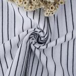 High Quqlity And Moisture-Absorbing Striped Material Fabric For Casual Wear