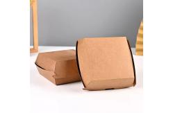 China Rigid Paper Custom Printed Burger Boxes Packaging For Fried Chicken Take Out supplier
