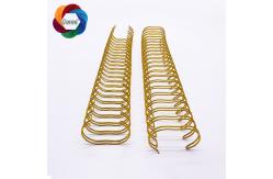 China School 0.8mm 0.7mm Double Loop Wire Metal Nylon Binding Coil Calendar supplier