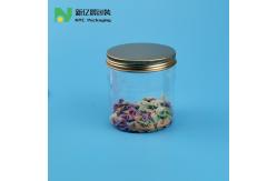 China Customize 150M 180ml 200ml Clear Plastic Food Jars With Lids supplier