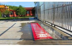 China Traffic Remote Control Security Hydraulic Road Blocker A3 Steel With Rust Proof Lacquer supplier