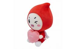 China EN71 25cm Mini Plush Mascot Toy With Printed Logo supplier
