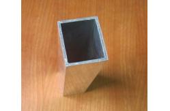 China Thin Wall Aluminum Extrusion Rectangular Tube / Extruded Aluminum Shapes supplier