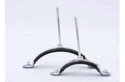 China Stainless Channel Rigid Screw Heavy Duty Gi Pipe Strap Clamp Quick 16mm Width supplier