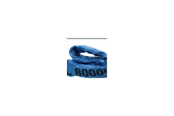 Polyester Round Lifting Sling 1T - 50T Capacity For Transporting Heavy Objects