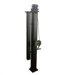 6m Hand Crank Telescoping Mast Mobile Light Mast Customized Height Color for sale