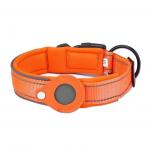 Manufacture Hot Sale Airtag Led Dog Pet Nylon Necklace Light Training Collar For Pet Dog for sale