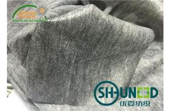 China Silicon Strong Fusible Non Woven Interlining Black For Fused Fabric supplier