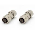 One Touch Locking Female Circular Wire Connector IP67 2P 10P Straight Solder Wire Plug for sale