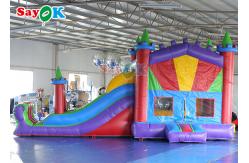 China Custom Inflatable Jumping Bounce Castle Party Wedding Bouncer House Slide Combo supplier