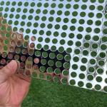 4*8ft Stainless Steel Straight Round Hole Pattern Perforated Sheet for sale