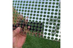 China 4*8ft Stainless Steel Straight Round Hole Pattern Perforated Sheet supplier