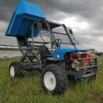 2150mm Wheelbase Palm Oil Tractor with Agricultural Tire 11L Fuel Tank Capacity for sale