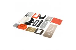 China Titanium Gold Sheet Metal Laser Cutting CNC Sheet Metal Parts Anodized supplier