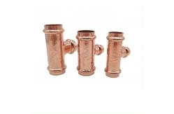China Water Pipe Industry DN20 Copper Nickel Equal Tee With Threaded Connection supplier