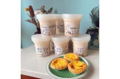 China Food Grade Plastic Ice Cream Container With Cover Custom Ice Cream Cup supplier