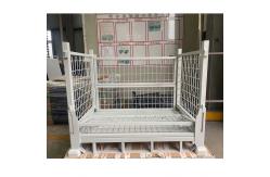 China Foldable Steel Collapsible Pallet Cage Efficient Storage Solution supplier