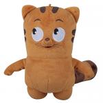 Brown Color Cat Plush Doll , Adorable Long Tail Plush Cat Stuffed Animals for sale