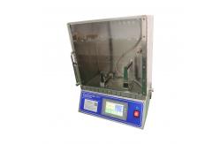 China ASTM D1230 45 Degree Flammability Tester With Glass Observation Panel supplier
