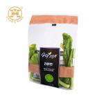 CPP PET Eco Friendly Plastic Fruit Pouches Vegetables Green Food Packaging Bags for sale