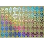 Rainbow Color Security Hologram Sticker , Custom Vinyl Decals Stickers for sale