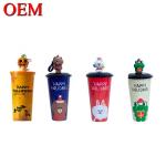 Custom Your Own PVC 3d Cartoon Figure Cup Plastic 3d Topper Figure Toy for sale