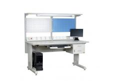 China Customized ESD Work Table Adjustable Heavy Duty Antistatic Lab Workbench supplier