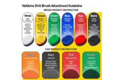 China 23Pcs Scrub Pad Drill Attachment Power Scrub Brush Kit 2 Pounds supplier